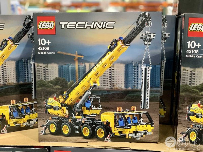 11/14 Costco新商品，LEGO TECHNIC 42108 科技系列移動式起重機，經典的黑黃設計，起重機支臂可達78公分，組裝相當具有挑戰性新商品情報連結 