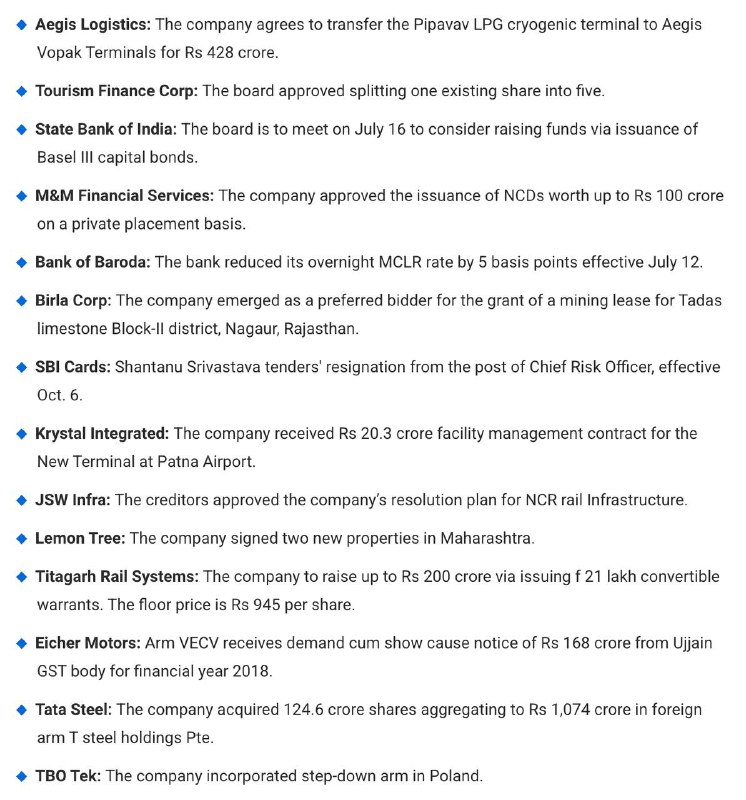 STOCKS TO WATCHSTOCKS TO WATCH