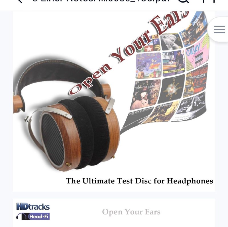 名称：Head Fi & HDtracks  Open Your Ears／24bit／96khz／hdtracks