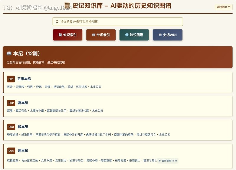 《史记》最难读的地方，有人直接用 AI 做成“导航地图”了