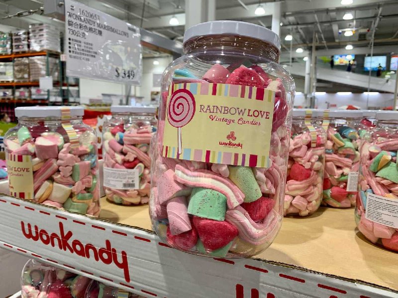 #Costco好市多10月新品通知WONKANDY 綜合彩色棉花糖 #1620653