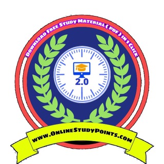 Online Study Points - Free Pdf Download of All Exams in 1 Click Telegram Group Link