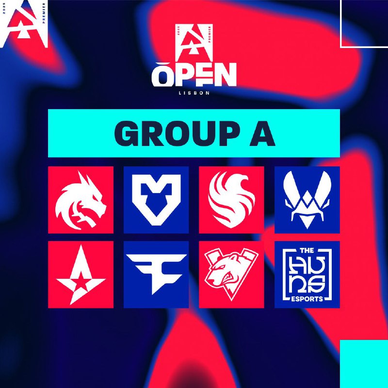 由于The Huns以第16名种子排名替换了14的ATOX，故BLAST里斯本公开赛2025分组以及首轮对战调整看图