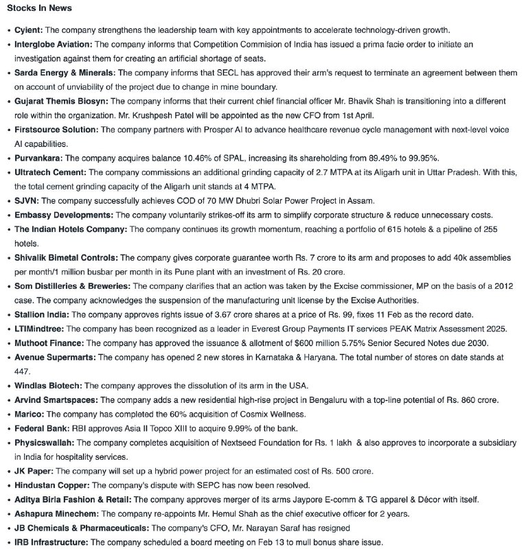 STOCKS TO WATCHSTOCKS TO WATCH