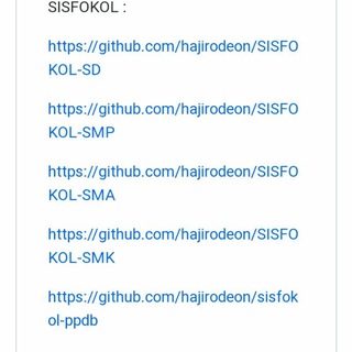 SISFOKOL - aplikasi untuk sekolah