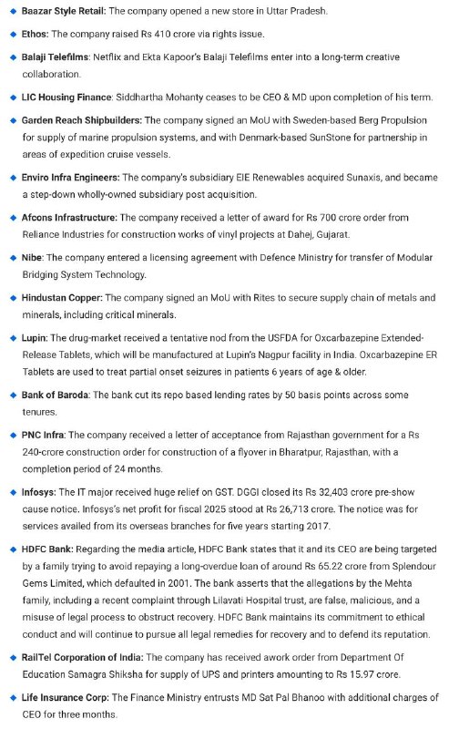 STOCKS TO WATCHSTOCKS TO WATCH