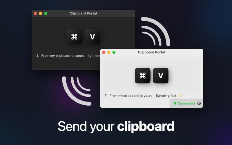🗣Clipboard Portal：在 Mac 之间共享剪贴板的工具，平替 AirDrop，不需要在同一个 Wi-Fi 网络🏷标签：#剪切板 #macOS #共享👉链接：