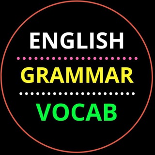 Telegram profile photo for English Vocabulary | Grammar