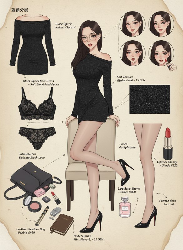 AI穿搭全场景分解图 NanoBanana一键生成全场景穿搭分解图@aigc1024AI穿搭全场景分解图 NanoBanana一键生成全场景穿搭分解图@aigc1024