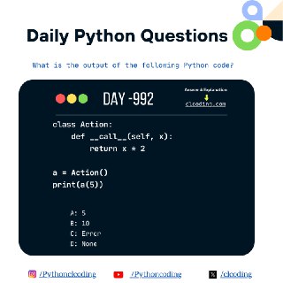 Python Coding challenge - Day 992| What is the output of the following Python Code? Answer with detailed explanation: https://www.clcoding.com/2026/01/python-coding-challenge-day-992-what-is.html