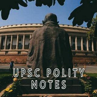 Telegram profile photo for UPSC POLITY NOTES 2026