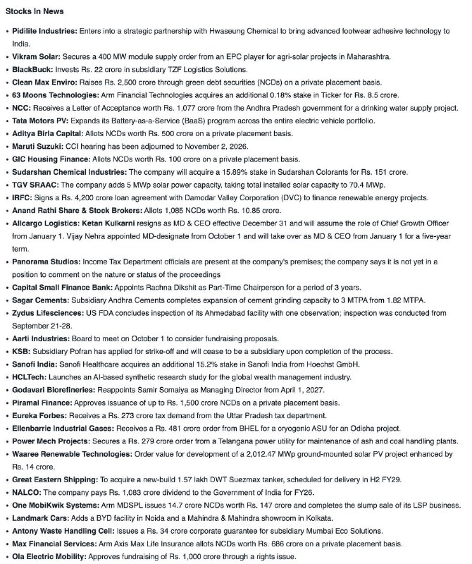 STOCKS IN NEWSSTOCKS IN NEWS