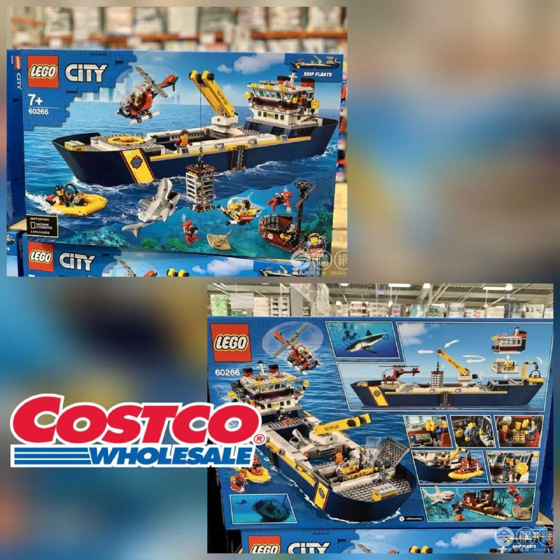110/10/08 新商品通知LEGO 城市系列海洋探索船 60266 #131430