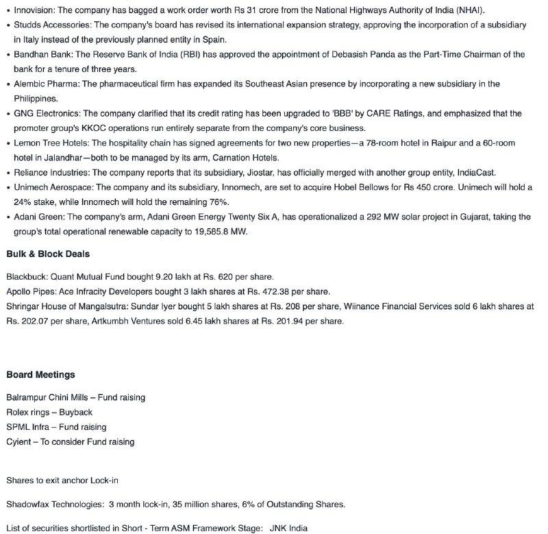 STOCKS IN NEWSSTOCKS IN NEWS