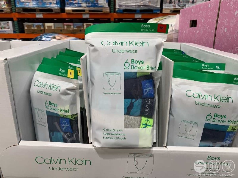 #Costco好市多01月新品通知CALVIN KLEIN 男童內褲六入組 #1232490