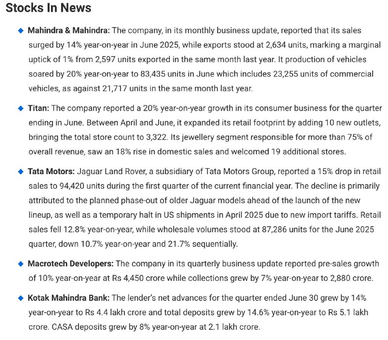 STOCKS TO WATCHSTOCKS TO WATCH