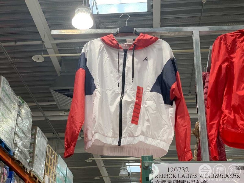 #Costco好市多1月新品通知REEBOK 女輕量連帽防風外套 #120732