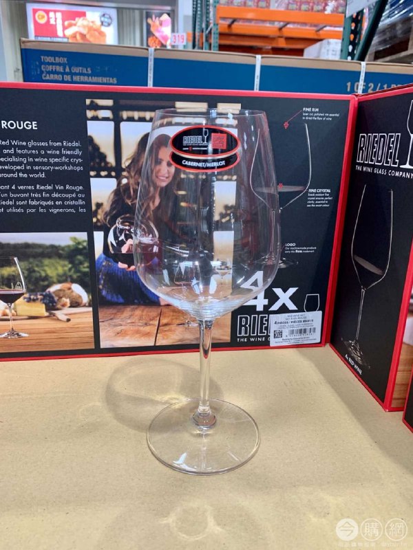 #Costco好市多12月新品通知RIEDEL 德國製玻璃紅酒杯4件組 #128416