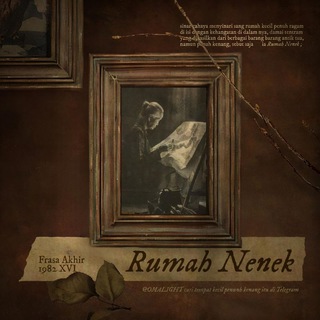 Telegram profile photo for RUMAH NENEK : TUTUP.