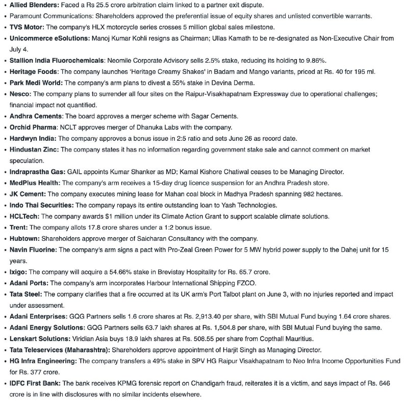 STOCKS IN NEWSSTOCKS IN NEWS