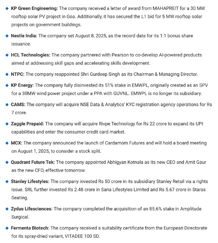 STOCKS TO WATCHSTOCKS TO WATCH