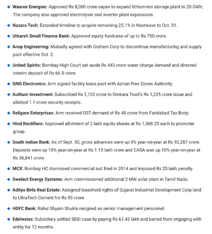 STOCKS TO WATCHSTOCKS TO WATCH