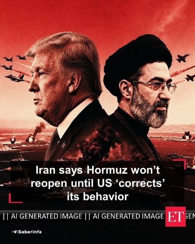 کمپین بازگشت شاهزاده: 🔴اکونومیست: ج ا میگوید تا زمانی که آمریکا رفتار خود را تغییر ندهد تنگه هرمز بسته خواهد ماند😆@C_B_SHAHZADEH