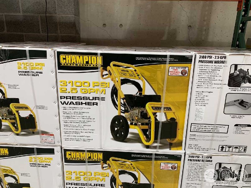 #Costco好市多12月新品通知CHAMPION 汽油式高壓清洗機 #223574