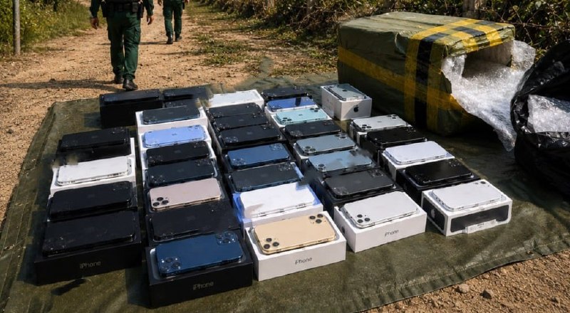 东南亚抓捕遣返线索：# 从中国偷运117部二手iPhone入境越南 ！货值超10亿越南盾配图