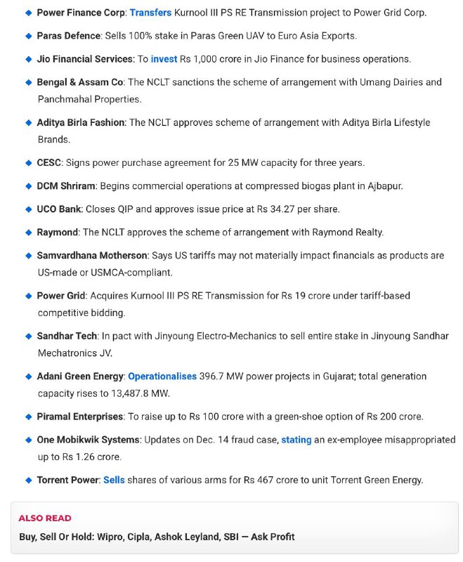 Stocks to WatchStocks to Watch