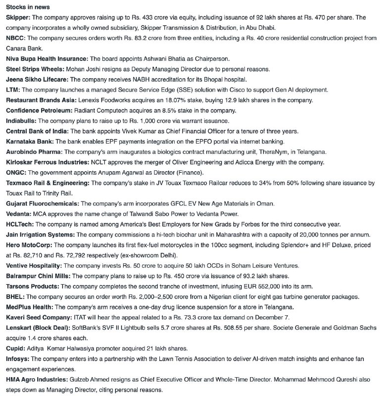 STOCKS IN NEWSSTOCKS IN NEWS