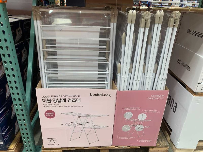 #Costco好市多8月新品通知LOCK＆LOCK 樂扣樂扣雙翼曬衣架 #127780