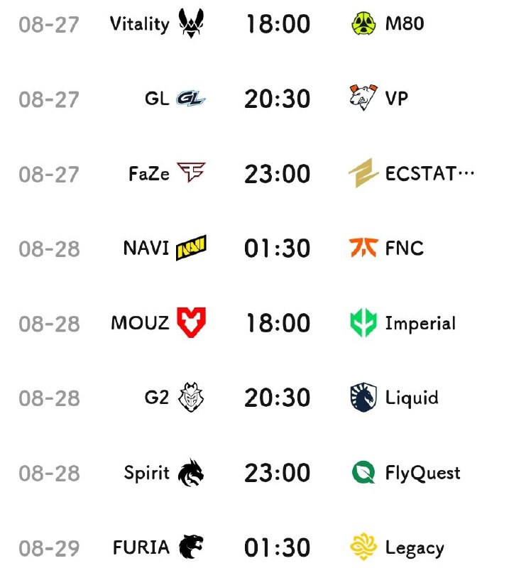 分组以及首轮对战已出