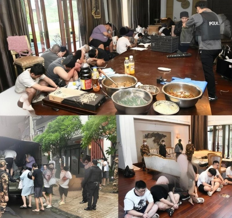 万象大事件：万象突查7栋出租屋 122名涉电诈人员被扣 其中63名中国籍 查获4配图