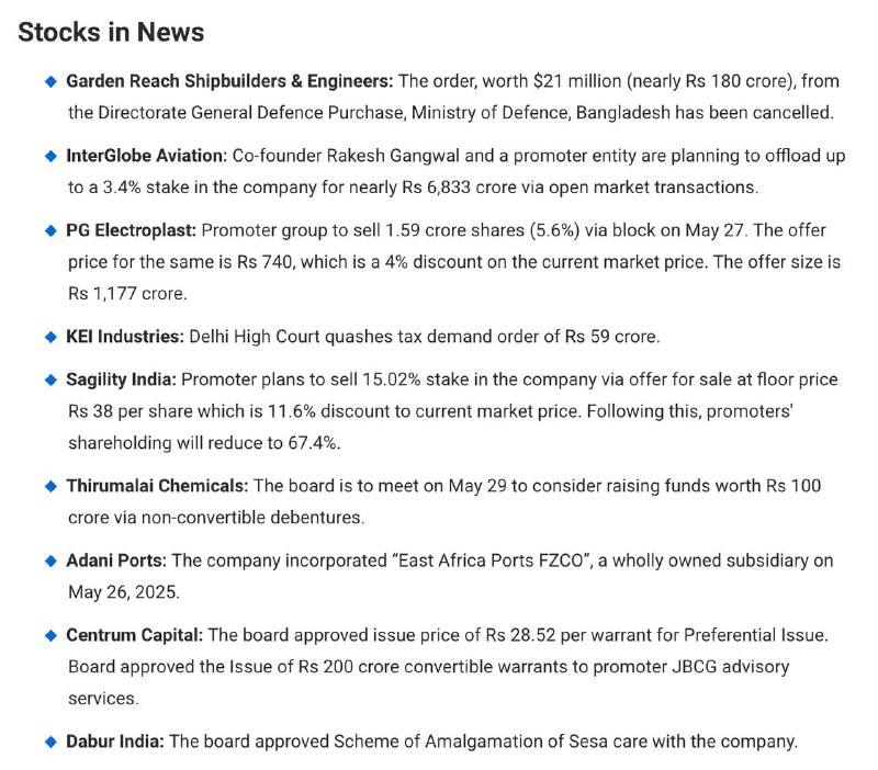 STOCKS TO WATCH