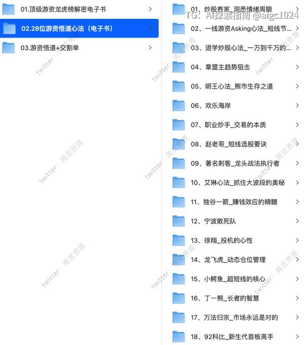 28位游资大佬交易心法合集＋交割单🔗：