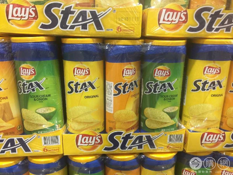 Costco會員護照02/09前 折價 70元LAY'S 樂事罐裝洋芋片6入組 #82775