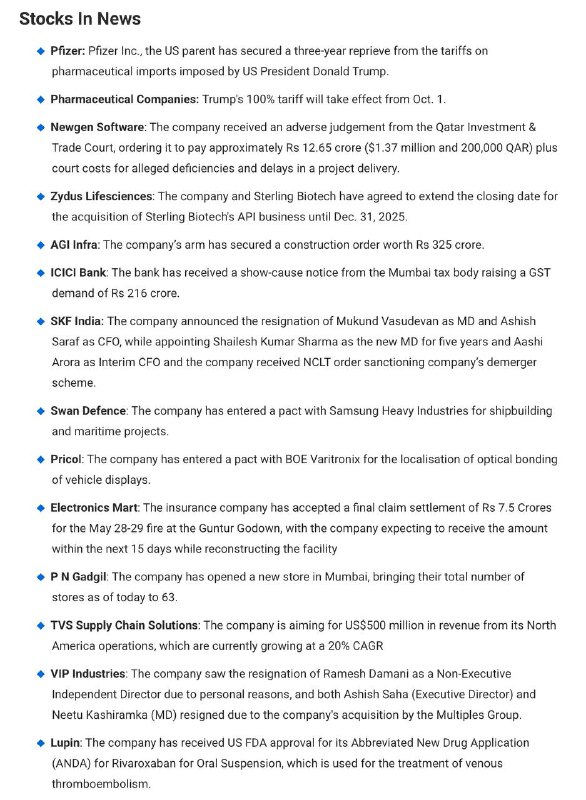 STOCKS TO WATCHSTOCKS TO WATCH