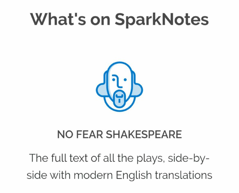 一英文專業的內地朋友剛向我抱怨上不去 SparkNotes 這個網站，沒有這個網站她就讀不懂莎翁了