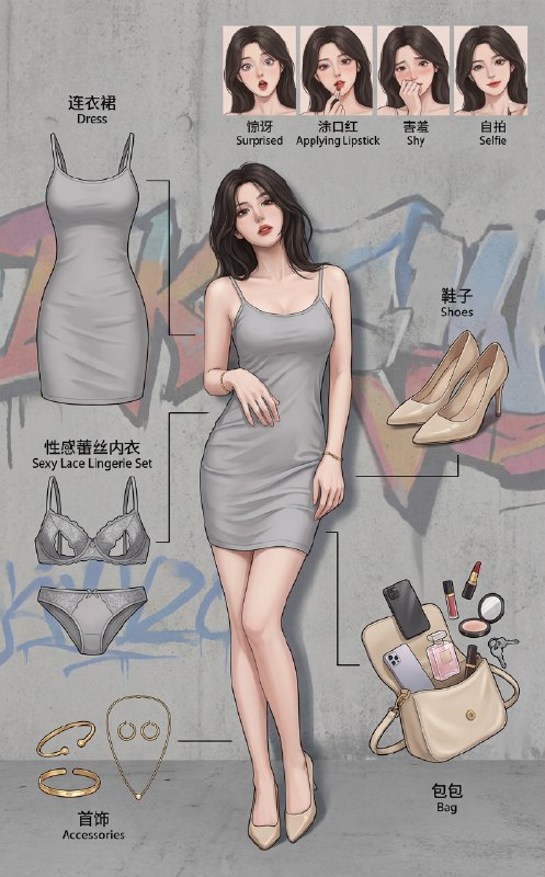 这么好看的裙裙，都给我说说～@aigc1024