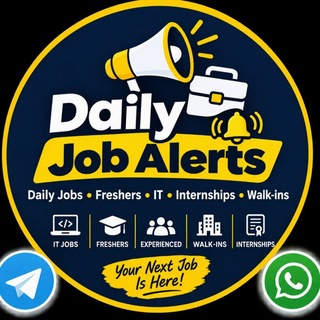 Telegram profile photo for Daily Job Alerts