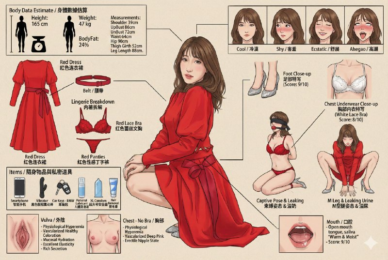 跟风给老婆做了一个这种拆解图@aigc1024