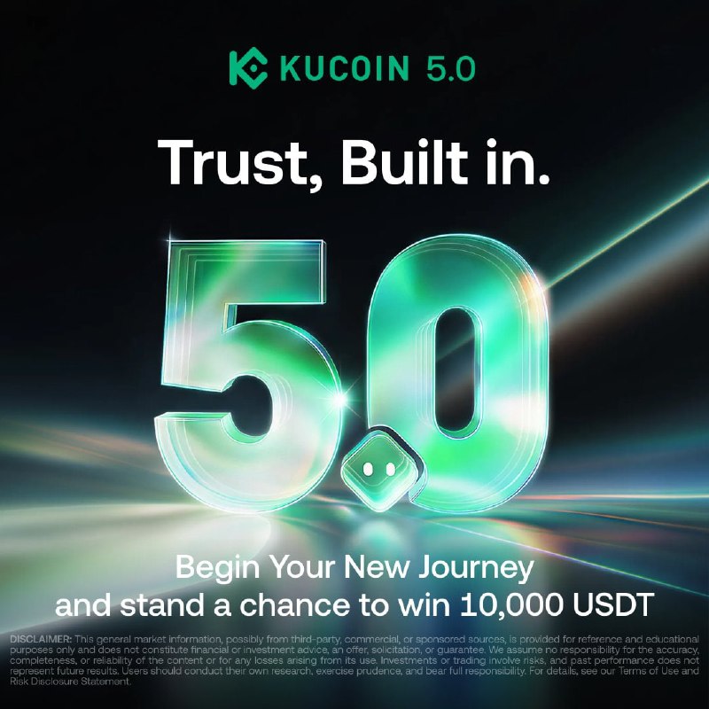 מוכן למסע חדש עם KuCoin 5.0? חגגו את השדרוג והצטרפו ל-10,000 USDT בתגמולים של Hot Token! חקור את הקמפיין