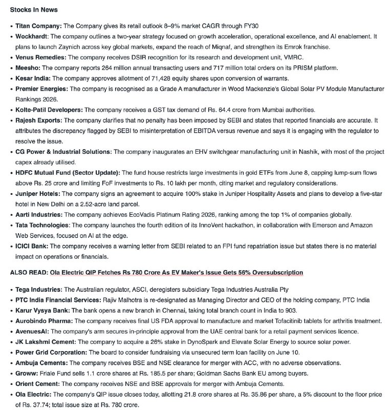 STOCKS IN NEWSSTOCKS IN NEWS