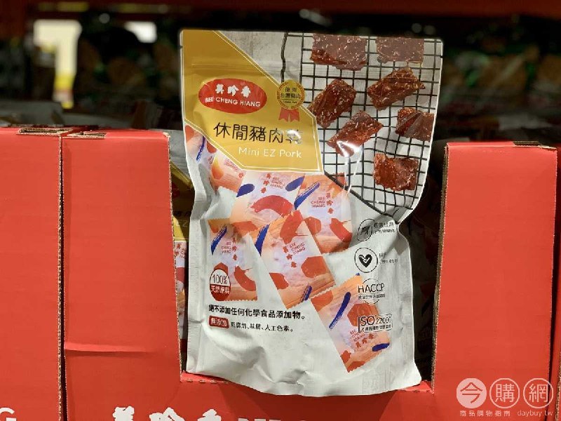 110/09/26 Costco新商品通知BEE CHENG HIANG 美珍香休閒豬肉乾 #133605