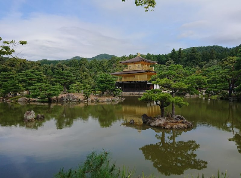 讀《金閣寺》時，把金閣寺的門票翻了出來，欲用作書籤，聊以儀式感