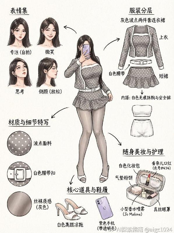 我的穿搭拍给你看！@aigc1024我的穿搭拍给你看！@aigc1024