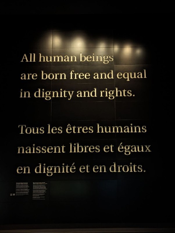 大戰次日，自然到了我最愛的 MD 環節！本來想 min pay 就走人，又突然意識到這也是三年多後的第一場正經 MD，給個面子吧，制霸！在 Winnipeg 最著名的景點，也是 MD 任務其一的人權博物館，發現了不少好東西呢（如圖）