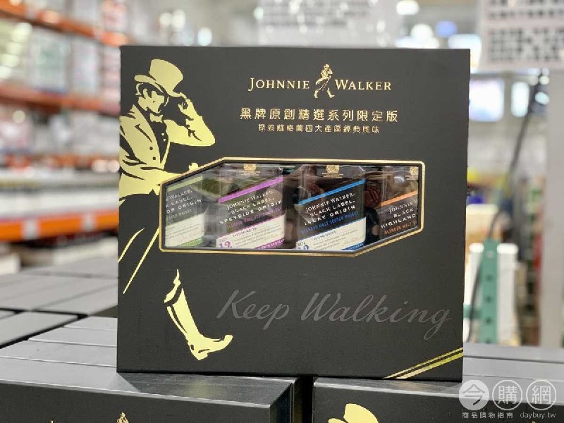 110/07/28 Costco新商品通知JOHNNIE WALKER 12YO 約翰走路黑牌威士忌禮盒 #132021