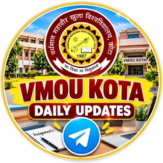 Telegram profile photo for VMOU KOTA Daily Updates